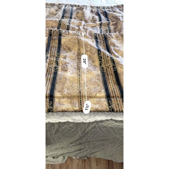 2 Croscill Home Decorative King Pillow Shams Cotton Blend Rope Trim luxurious - Picture 9 of 11